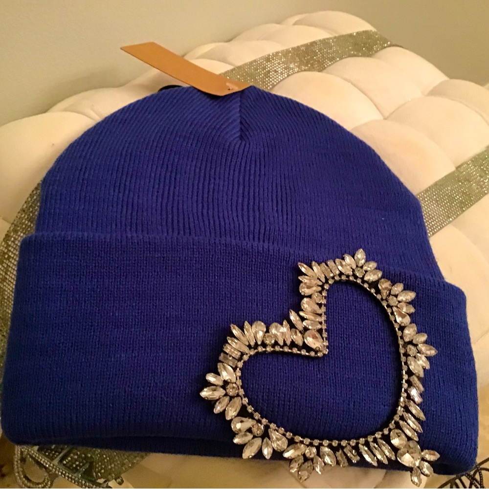 Beautiful embellished warm hat